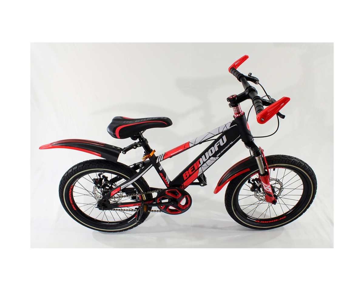 NS229 - Bicicleta Infantil para Niñ@ Negro/Rojo