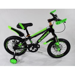 NS228 - Bicicleta Infantil para Niñ@ Negro/Verde