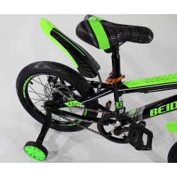 NS228 - Bicicleta Infantil para Niñ@ Negro/Verde