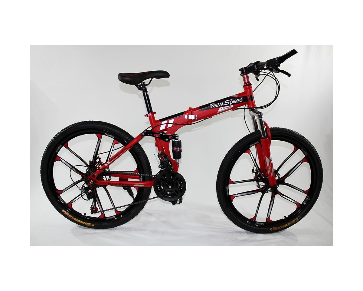 MTB-T006-C - Bicicleta Montaña Adulto Rojo/Negro