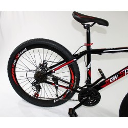 MTB-T003-R - Bicicleta Montaña Adulto Negro/Rojo
