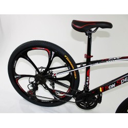 MTB-T001-C - Bicicleta Montaña Adulto Negro/Rojo