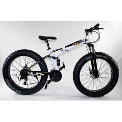 FTB-T009 - Bicicleta Fatbike Adulto Blanco/Negro