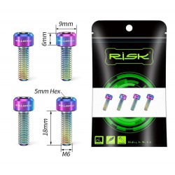 SET TORNILLOS DE TITATIO 18 MM PARA PINZA DE FRENOS