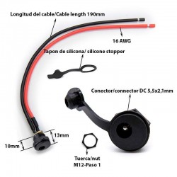 PUERTO DE CARGA DC 5.5X2.5 MM