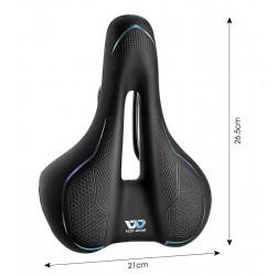 SILLIN PROSTATICO ELASTOMERO WEST BIKING 190 MM