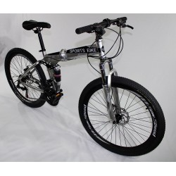 MTB-T006-R - Bicicleta Montaña Adulto Plata/Negro