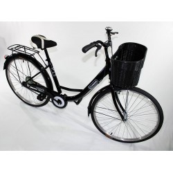 MX-03 - Bicileta Paseo Adulto tipo Holandes Negra