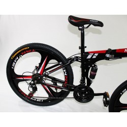 MTB-T006-C - Bicicleta Montaña Adulto Negro/Rojo