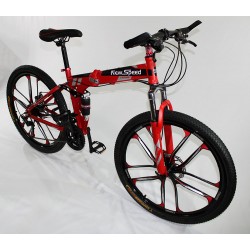 MTB-T006-C - Bicicleta Montaña Adulto Rojo/Negro