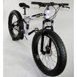 FTB-T009 - Bicicleta Fatbike Adulto Blanco/Negro