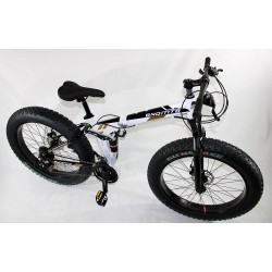 FTB-T009 - Bicicleta Fatbike Adulto Blanco/Negro