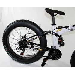 FTB-T009 - Bicicleta Fatbike Adulto Blanco/Negro