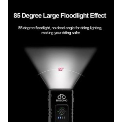 KIT LUZ LED USB DELANTERO 1000 LUMENES TRASERO 160 LUMENES